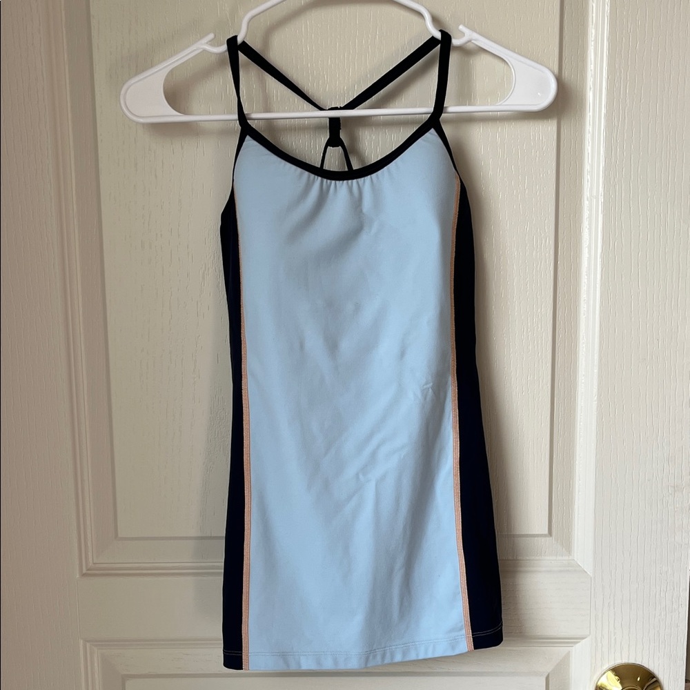 Tory Sport women’s Navy and White Athletic Top S